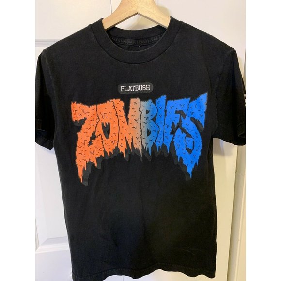 Flatbush Zombies Black Orange Blue T Shirt Men’s Sz S Rare - Picture 4 of 6